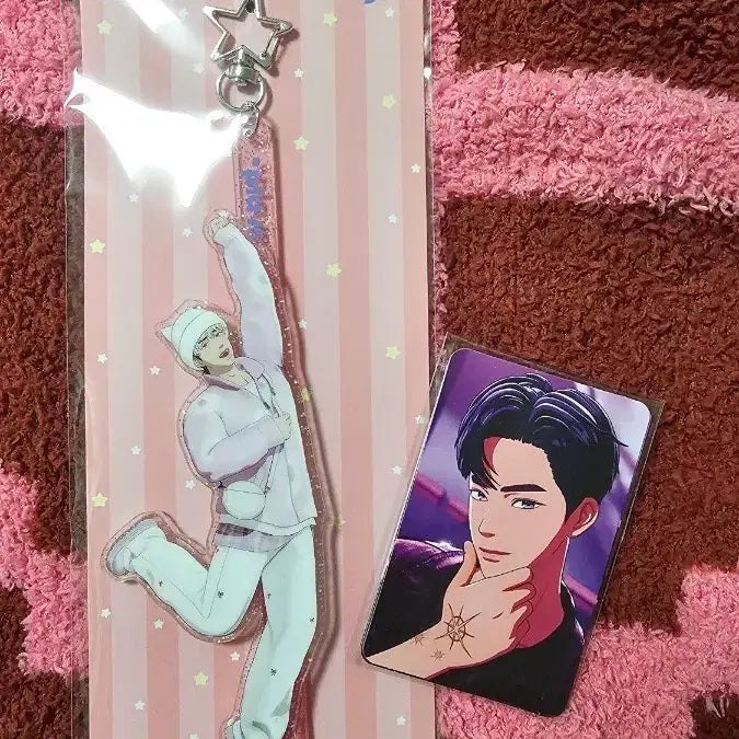 [BUNJANG] PLAVE Ppoo Stick Keyring &amp; CGV Lucky Draw Photocard Set / 플레이브 뿌 스틱키링.cgv특전포카