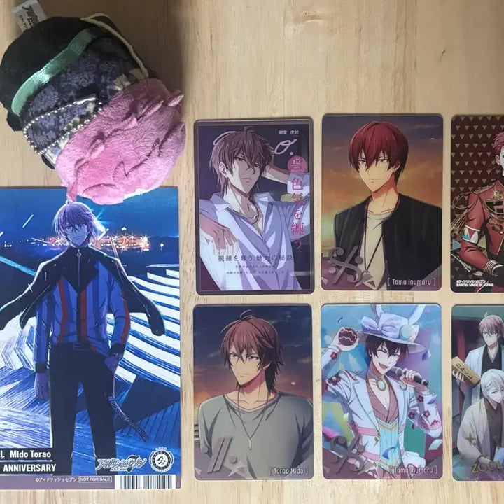 [BUNJANG] IDOLiSH7 Iori, Yamato, Sou, Toma, Torao, Touma Metal Card &amp; Mochi Mascot Bundle Set / 일괄) 아이나나 주르 토라오 토우마 위주 메탈카드 모찌마스 스가오 특전