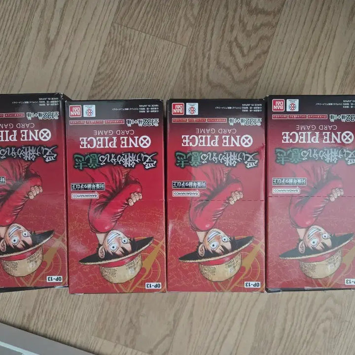 [BUNJANG] One Piece Card Game OP-13 Standard &amp; R Cards (4 Boxes) / 일판) 원피스카드 op-13 4박스 일반 카드 및 R카드 판매합니다.