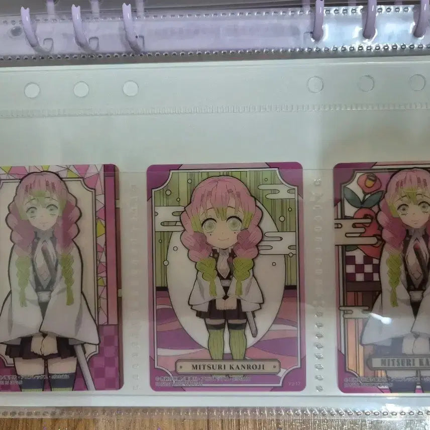 [BUNJANG] Demon Slayer Mitsuri Kanroji 3 Types Acrylic Card / 귀멸의칼날 아크릴카드 미츠리 3종