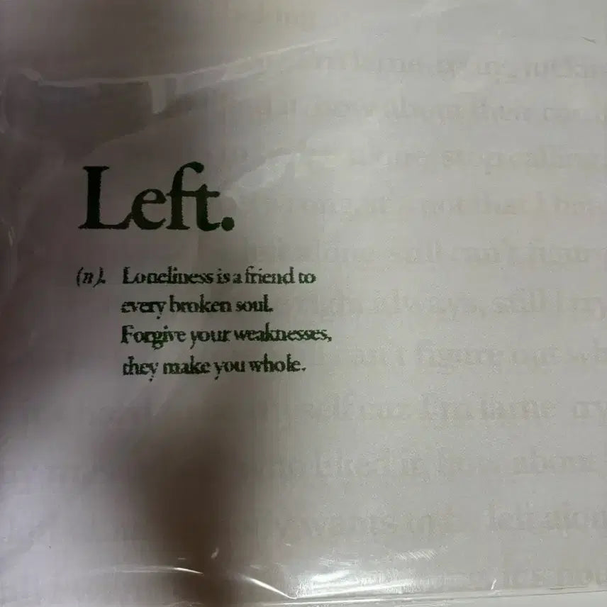 [BUNJANG] HA:TFELT Wonder Girls Yeeun Left LP / 핫펠트 원더걸스 예은 Left Lp