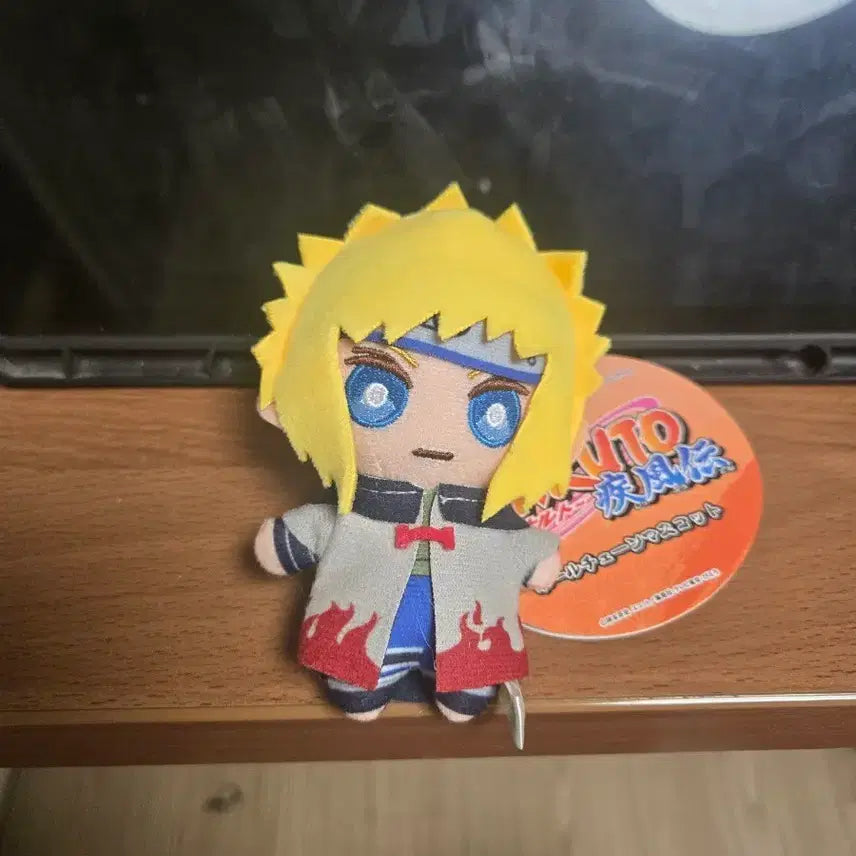 [BUNJANG] Naruto Minato Ball Chain Plush Mascot / 나루토 볼체인 마스코트 누이구루미 미나토