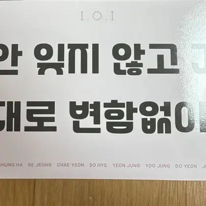 [BUNJANG] IOI "Loof" Final Concert Slogan / ioi 아이오아이 loof 막콘 슬로건 양도