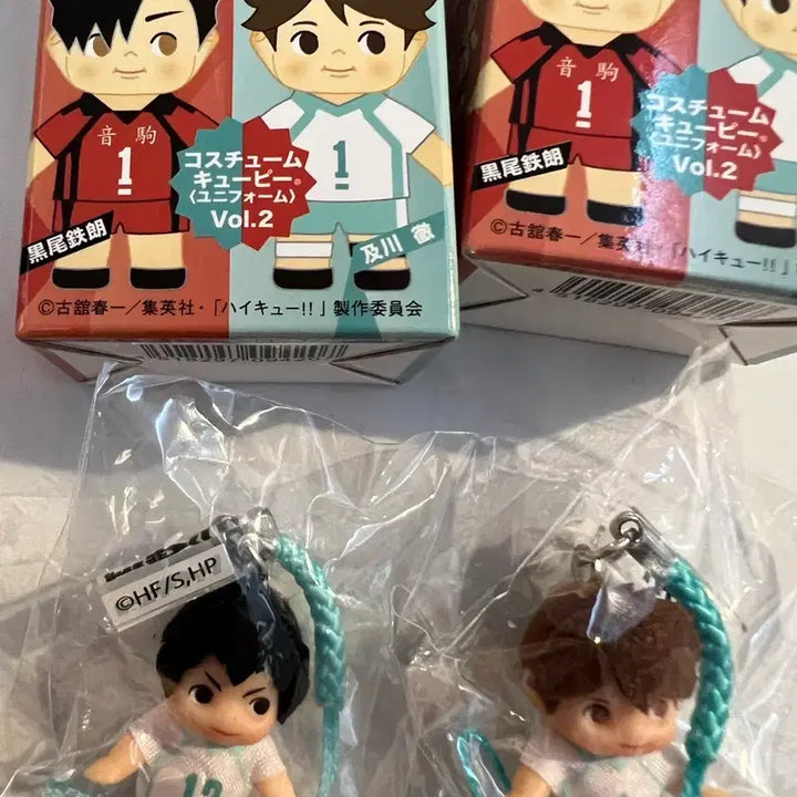 [BUNJANG] Haikyuu!! Kufi Figure Daitoukuya &amp; Oikawa Bundle Set / 하이큐 큐피 키링 킨다이치, 오이카와 일괄판매