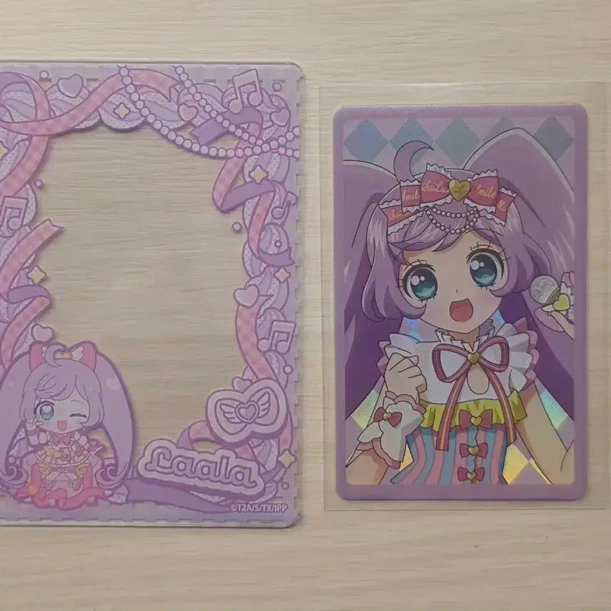 [BUNJANG] Pripara Lala Character Toploader / V Square 10th Anniversary Pop-up Photocard Holder / 프리파라 라라 캬라핀 탑로더/브이스퀘어 10주년 팝업 포토카드