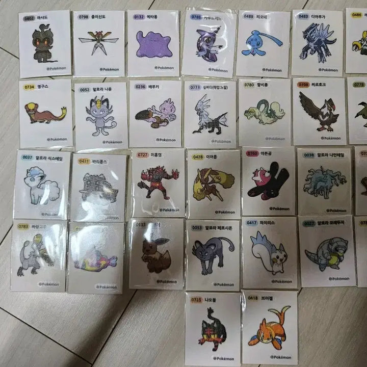 [BUNJANG] Pokemon Stickers Series 4 / 포켓몬 띠부씰 시즌4 판매 및 교환