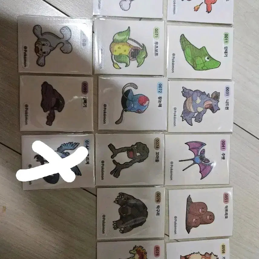 [BUNJANG] Pokemon Sticker / 포켓몬 띠부씰 판매