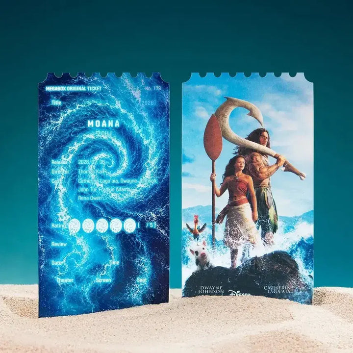 [BUNJANG] Moana Megabox Original Ticket OT / 모아나 메가박스 오리지널티켓 오티
