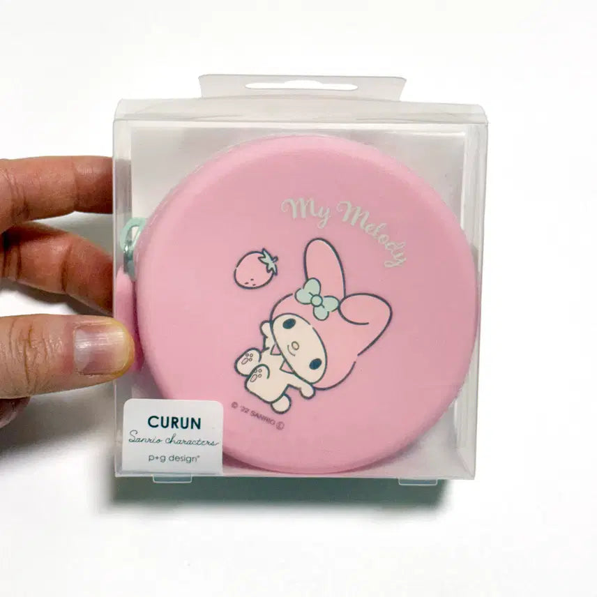 [BUNJANG] Sanrio My Melody Silicone Round Pouch / 산리오 마이멜로디 실리콘 원형 파우치