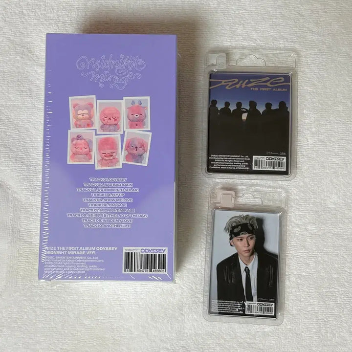 [BUNJANG] RIIZE Midnight Mirage Voice Keyring + Odyssey Smini Album (Sealed) / 라이즈 똘병이 보이스키링+스미니 미개봉 앨범