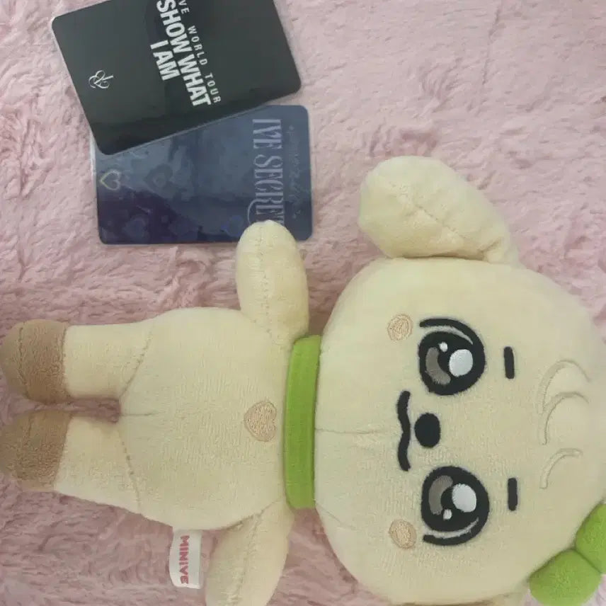 [BUNJANG] Minive Kang Anji Doll Set with Yujin Photocards / 미니브 강안지 인형