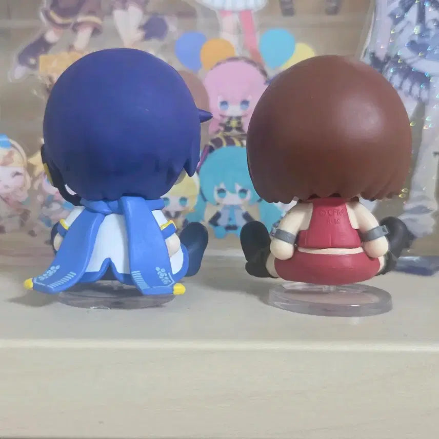 [BUNJANG] Vocaloid Kaito &amp; Meiko Pet doll Bundle Set / 일괄) 카이토 메이코 페타돌 일괄 ㅣ 보컬로이드 KAITO MEIKO