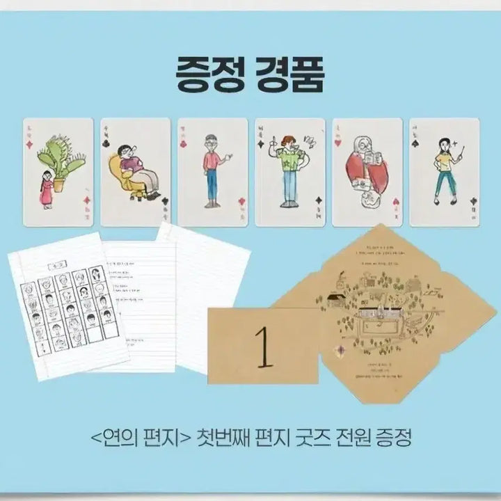 [BUNJANG] The Letter Film Merchandise Set / 연의 편지 굿즈 <첫번째 편지+엽서>