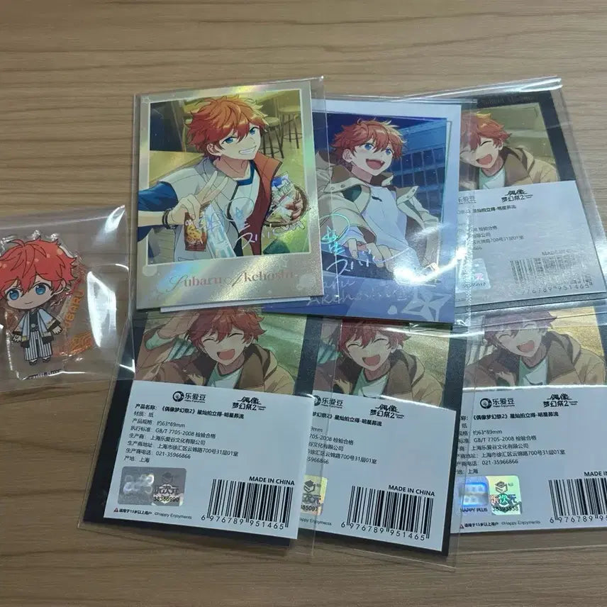 [BUNJANG] Ensemble Stars Subaru Chugoku Star PASHACLE Polaroid Acrylic Set / 앙스타 스바루 중스타 파샤 파샷츠 폴라로이드 아크릴 미개봉 개봉