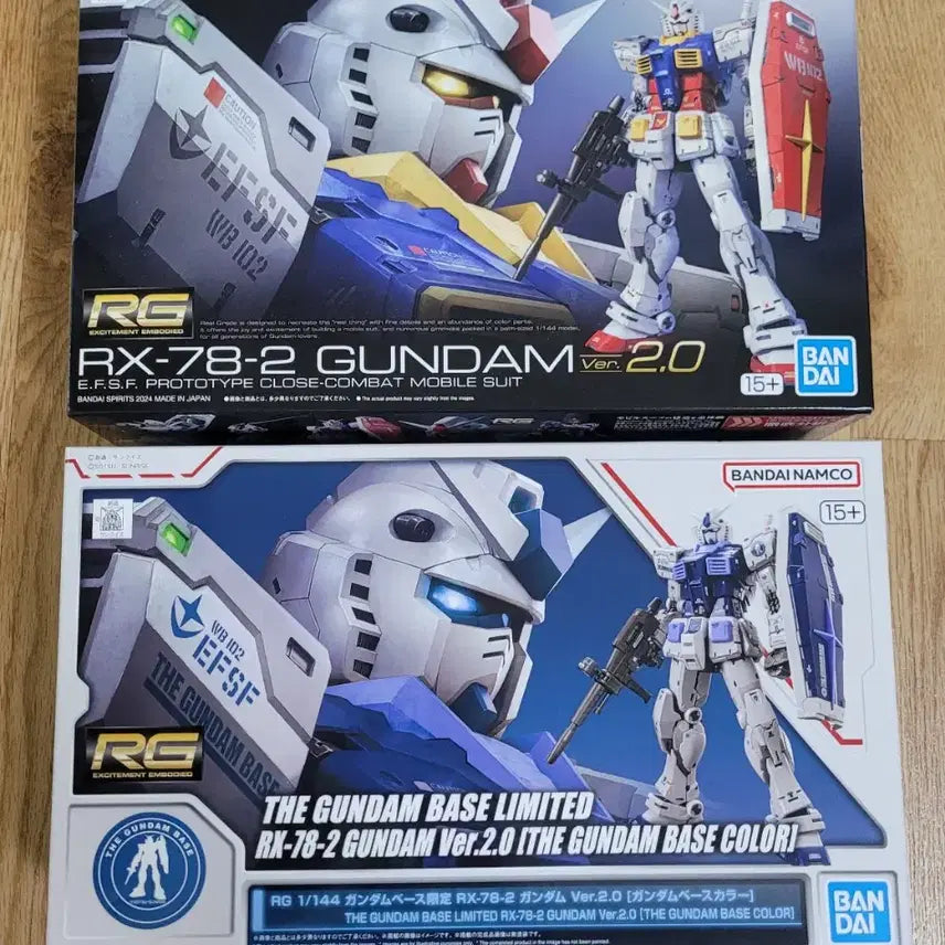[BUNJANG] Bandai RG RX-78-2 Gundam Model Kit - Improved Head Version &amp; Expo Limited Edition / 건담 반다이 RG 퍼스트건담2.0 헤드개선판+RG 퍼스트건담2.0 엑스포한정판 팝니다