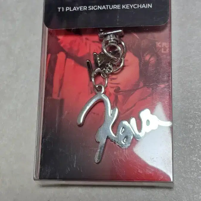 [BUNJANG] T1 Player Signature Keyring Keria Signed / T1 플레이어 시그니처 키링 케리아 사인 싸인 티원