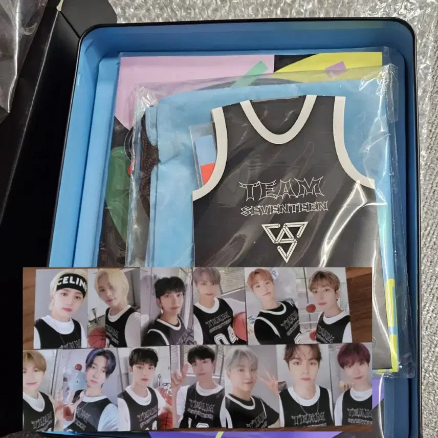 [BUNJANG] SEVENTEEN 2021 Carat Membership Season 6 Basketballtin Photocard Full Set / 세븐틴 2021 멤버십 캐럿 6기 키트 농구틴 포카 포함 풀셋
