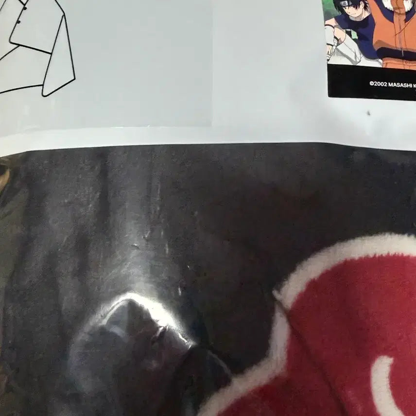 [BUNJANG] SPAO Naruto Akatsuki Blanket / 나루토 스파오 아카츠키 담요