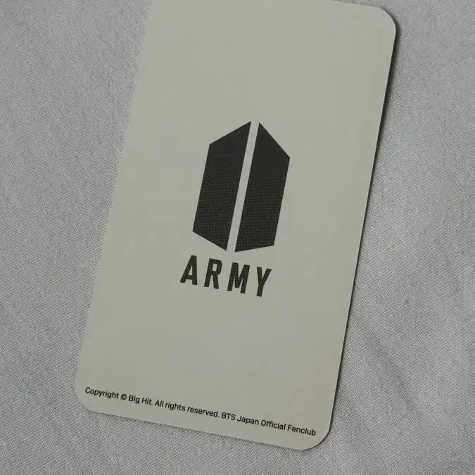 [BUNJANG] BTS Jimin Army FC Japan Photocard / bts jimin army fc japan photocard