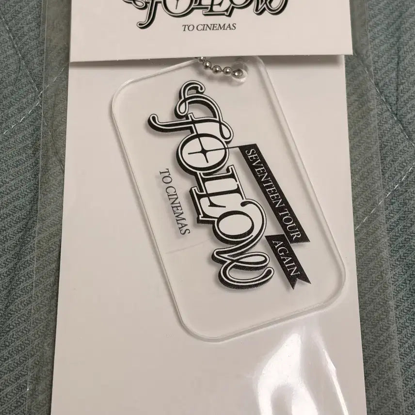 [BUNJANG] SEVENTEEN Follow Concert Acrylic Keyring / 세븐틴 팔로우 콘서트 아크릴 키링