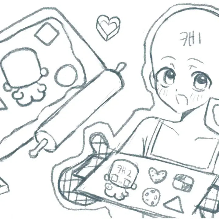 [BUNJANG] Custom Character Illustration Commission (2-Person Pair) / 고정틀 2인페어 그림 커미션