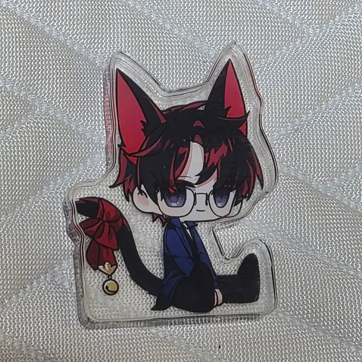 [BUNJANG] Delnim Kim Soreum Hyumoo 1 Team Grape Agent Cat Acrylic Standee / 괴담출근 괴출 델님 김솔음 현무1팀 포도요원 고양이 아크릴 코롯토