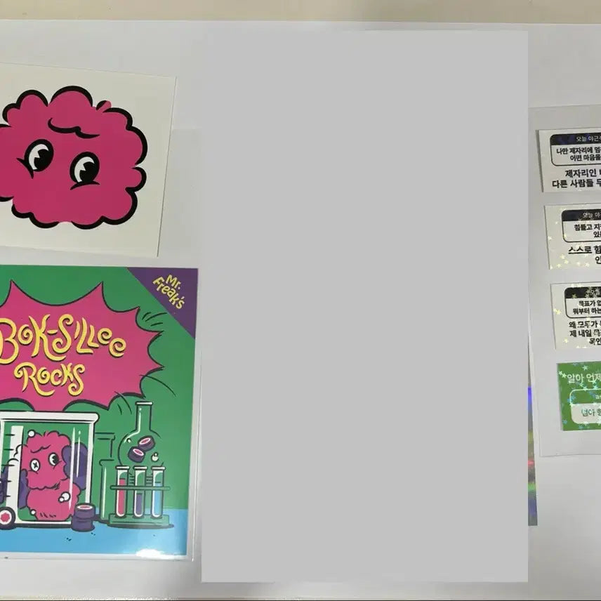 [BUNJANG] SHINEE Key Boksili Sticker Postcard Photocard / 샤이니 복실이 키 팝업 스티커 엽서 포카