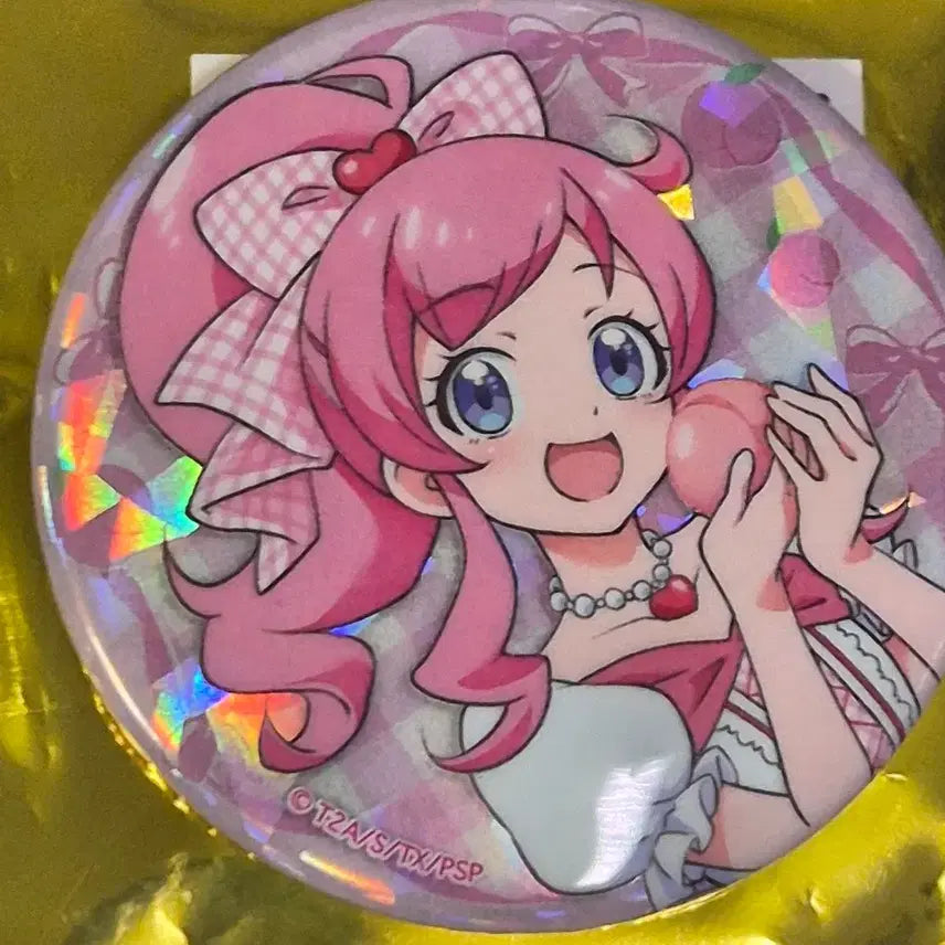 [BUNJANG] Kiratto Pri☆Chan Rami Fruit Orchard Cat Badge / 반짝이는 프리채널 라미 과수원 캣뱃지