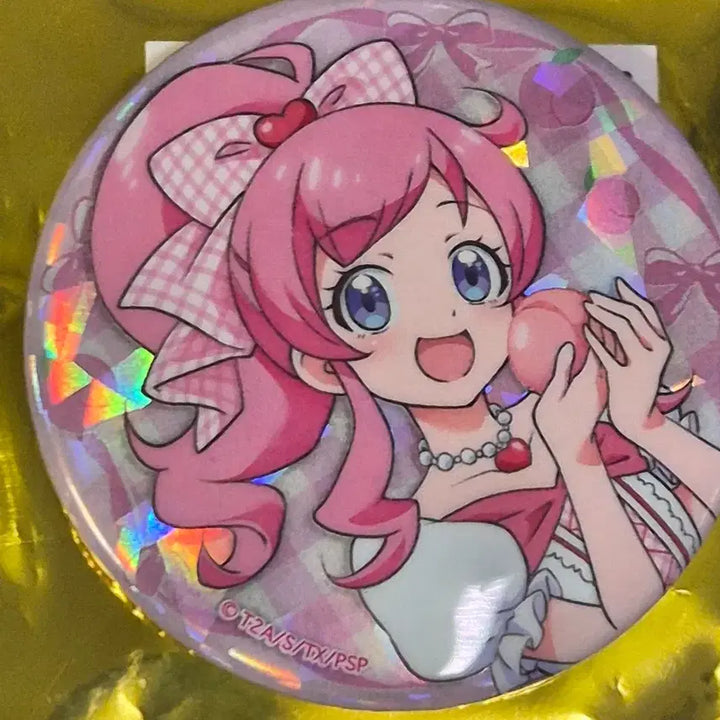 [BUNJANG] Kiratto Pri☆Chan Rami Fruit Orchard Cat Badge / 반짝이는 프리채널 라미 과수원 캣뱃지