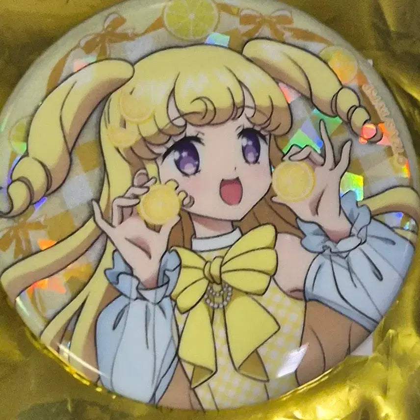 [BUNJANG] Idoltime PriPara Yui Orchard Cat Badge / 아이돌타임 프리파라 유이 과수원 캣뱃지