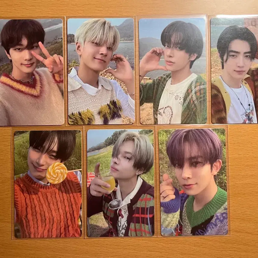 [BUNJANG] ENHYPEN Orange Blood Weverse Version Photocard Set / 엔하이픈 오렌지 블러드 앨범 위버스 버전 포토카드 7종