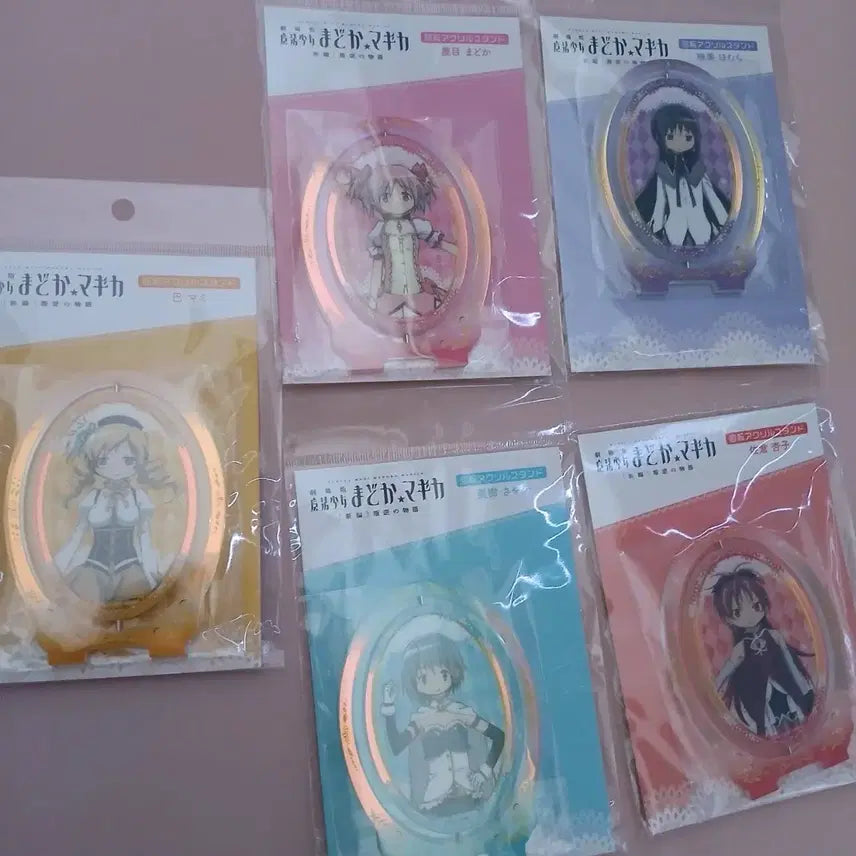 [BUNJANG] Puella Magi Madoka Magica Rebellion Story Rotating Acrylic Stand Set / [굿즈-스탠드팝] 마법소녀 마도카 마기카 극장판 [신편]반역의 이야기 회전 아크릴 스탠드
