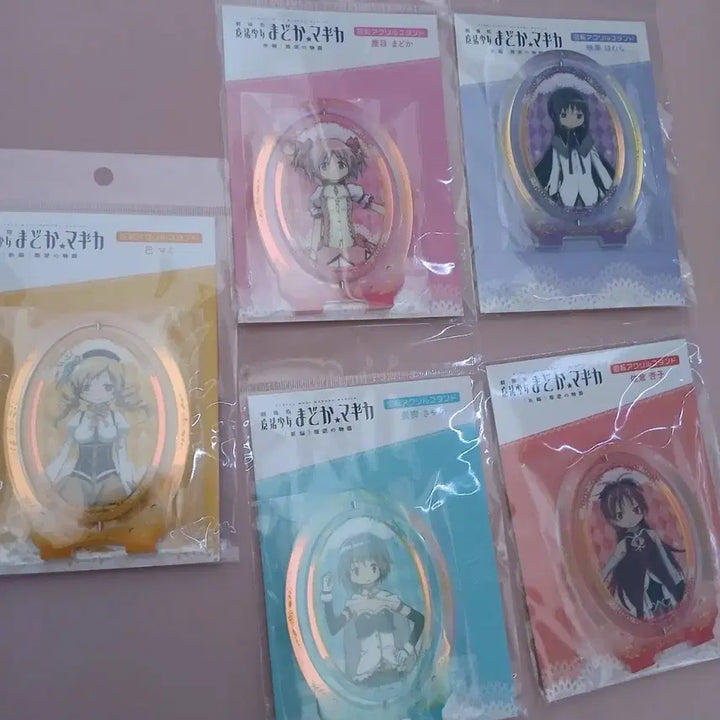 [BUNJANG] Puella Magi Madoka Magica Rebellion Story Rotating Acrylic Stand Set / [굿즈-스탠드팝] 마법소녀 마도카 마기카 극장판 [신편]반역의 이야기 회전 아크릴 스탠드