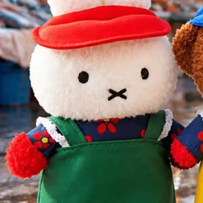 [BUNJANG] Miffy "Ajimae" Medium Plush Doll / 부산 자갈치 미피 아지매 미피 중형사이즈 인형!!