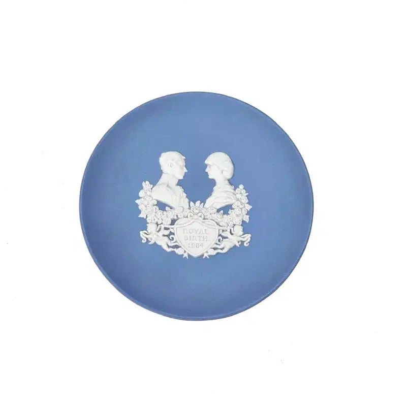 [BUNJANG] Wedgwood Jasperware Pale Blue Royal Wedding 1982 Pin Dish / [영국엔틱] 웨지우드 제스퍼웨어 페일블루 로얄웨딩1982년 핀디쉬(1)
