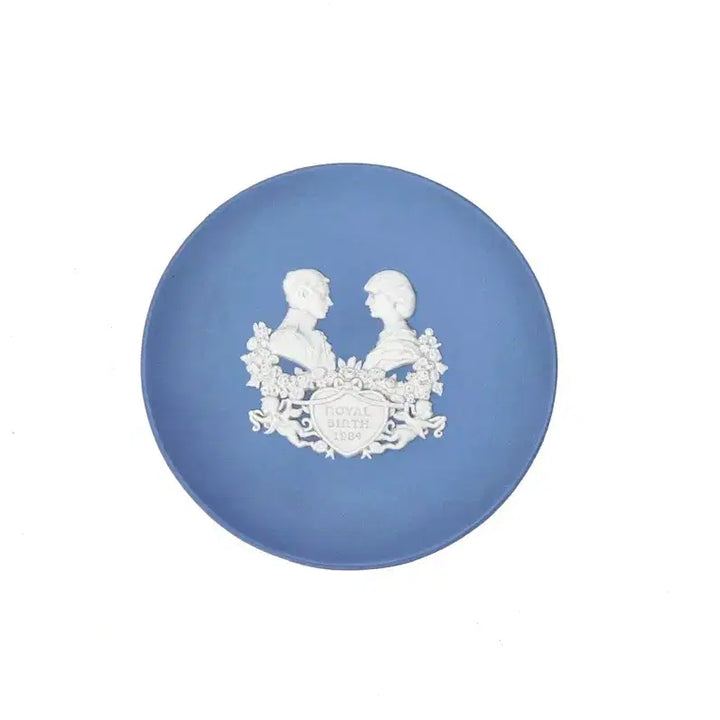 [BUNJANG] Wedgwood Jasperware Pale Blue Royal Wedding 1982 Pin Dish / [영국엔틱] 웨지우드 제스퍼웨어 페일블루 로얄웨딩1982년 핀디쉬(1)