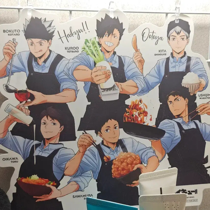 [BUNJANG] Ootoya x Haikyu!! Original Die-Cut Sticker / 오오토야x하이큐!! 오리지널 다이컷 스티커