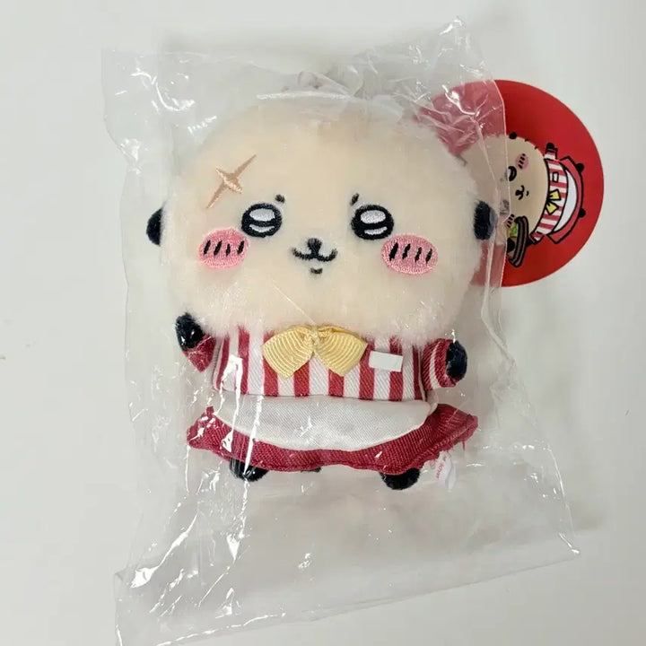 [BUNJANG] Chiikawa Racco Restaurant Mascot Plush / 치이카와 랏코 레스토랑 마스코트 인형