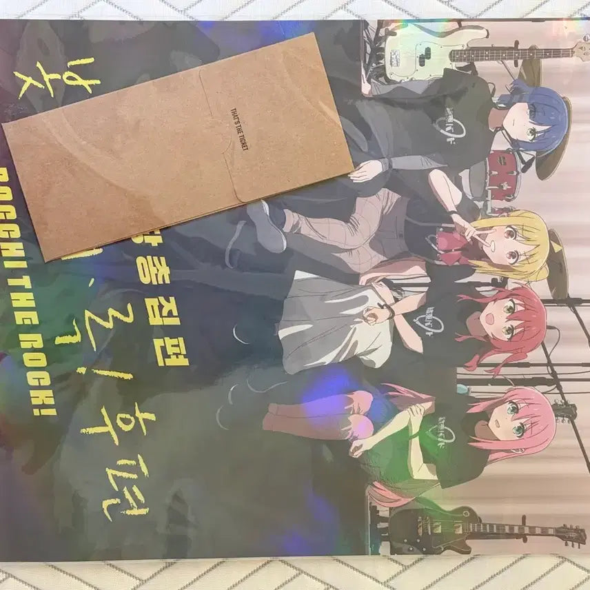 [BUNJANG] Bocchi the Rock! Compilation Poster + Ticket Set / 봇치더락 총집편 포스터+티켓