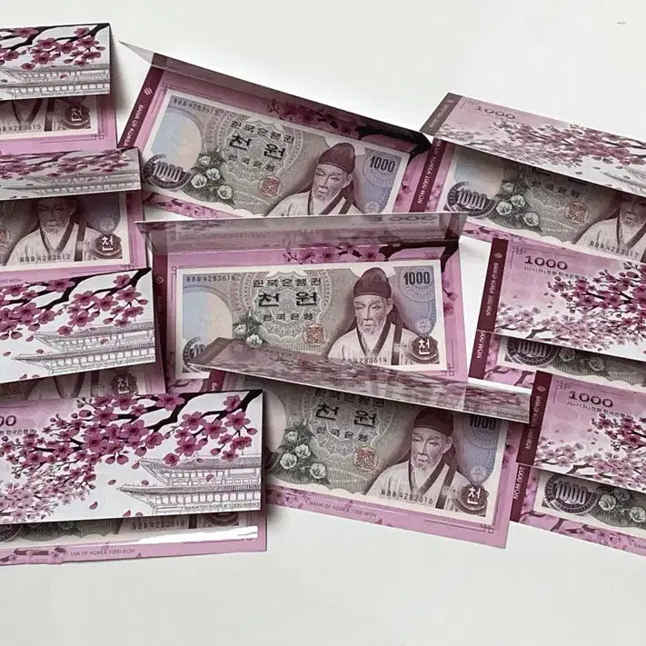 [BUNJANG] 10 Consecutive Uncirculated 1st Series 1,000 Won Banknotes (Yi Hwang Toegye) with Case / 완전 미사용(UNC)  1차 천원권(퇴계 이황) 10연번  컬렉션급 보존 상태 고급 지폐 케이스 포함