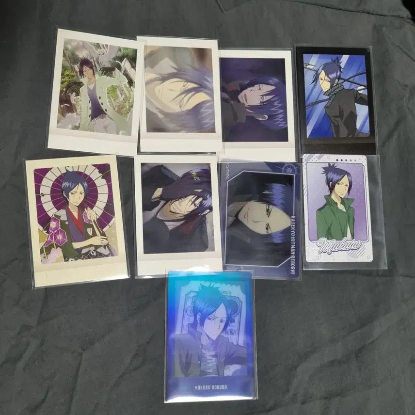 [BUNJANG] Katekyo Hitman Reborn! Rokudo Mukuro Pascha Card &amp; Paper Set / 가정교사히트맨리본 로쿠도무쿠로 파샤+지류 세트