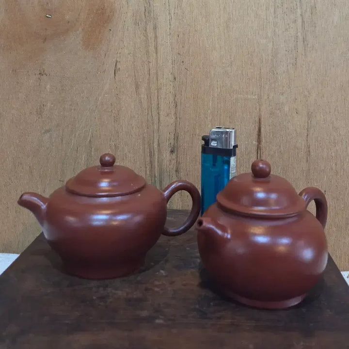 [BUNJANG] Set of 2 Vintage Ceramic Teapots / 너무나도 이쁘고 귀여운 고급 자사주전자 2점