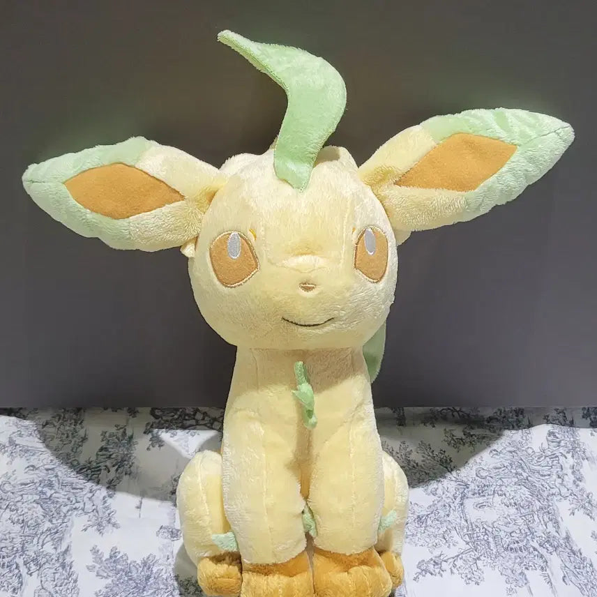 [BUNJANG] Leafeon I Love Eevee Plush / 포켓몬 리피아 아이러브이브이 인형(택X)