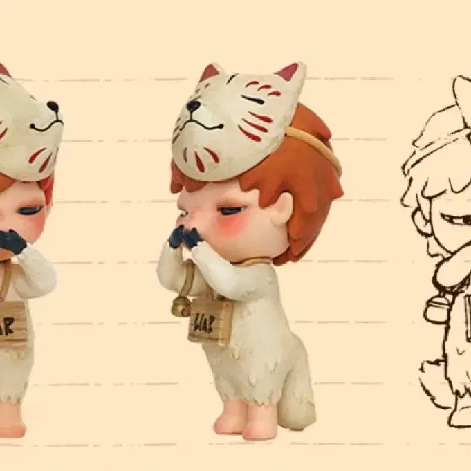 [BUNJANG] Pop Mart Hirono The Other One Series Fox Figure / 팝마트 히로노 디아더원 시리즈, 여우 피규어 판매