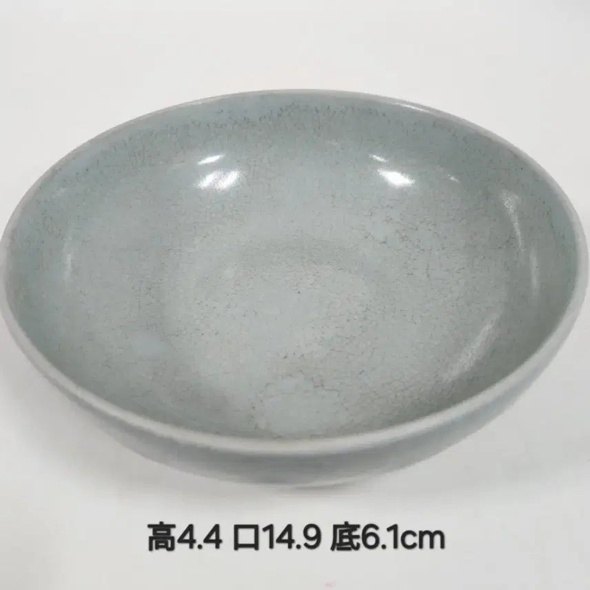 [BUNJANG] Song Dynasty, Hutian Kiln, Celadon Porcelain, Lotus Scroll Motif Plate / 중국도자기               송대 호전요 청백자 연판문 반