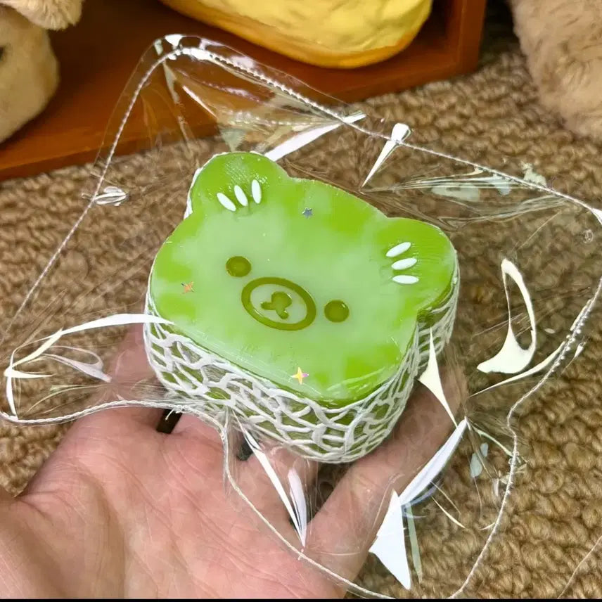[BUNJANG] OVO Shop Melon Rilakkuma Squishy (New) / (새상품) 단면 통멜론쿠마 말랑이(ovo샵)