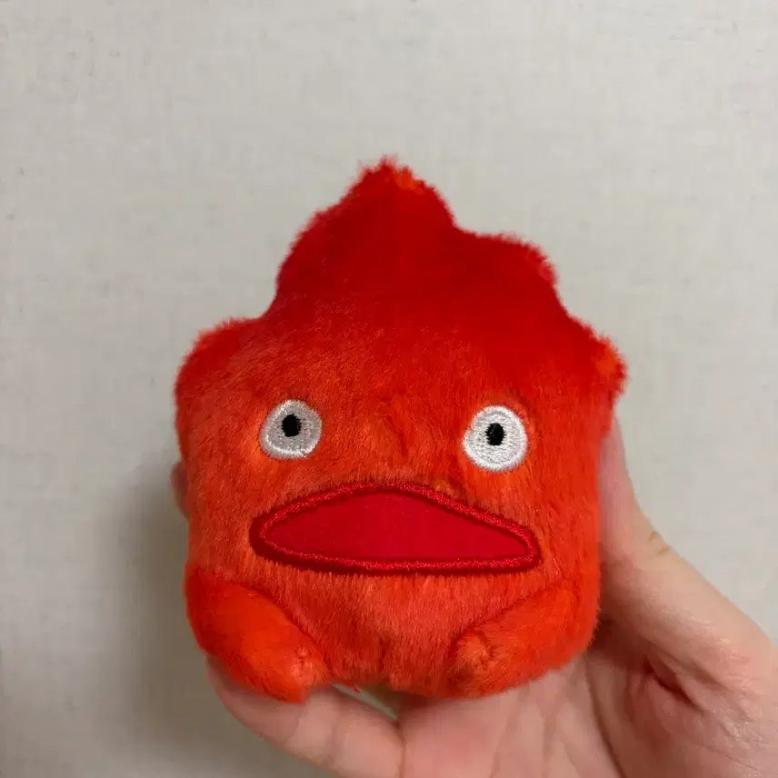 [BUNJANG] Ghibli Calcifer Doll Keychain / 지브리 캘시퍼 인형 키링