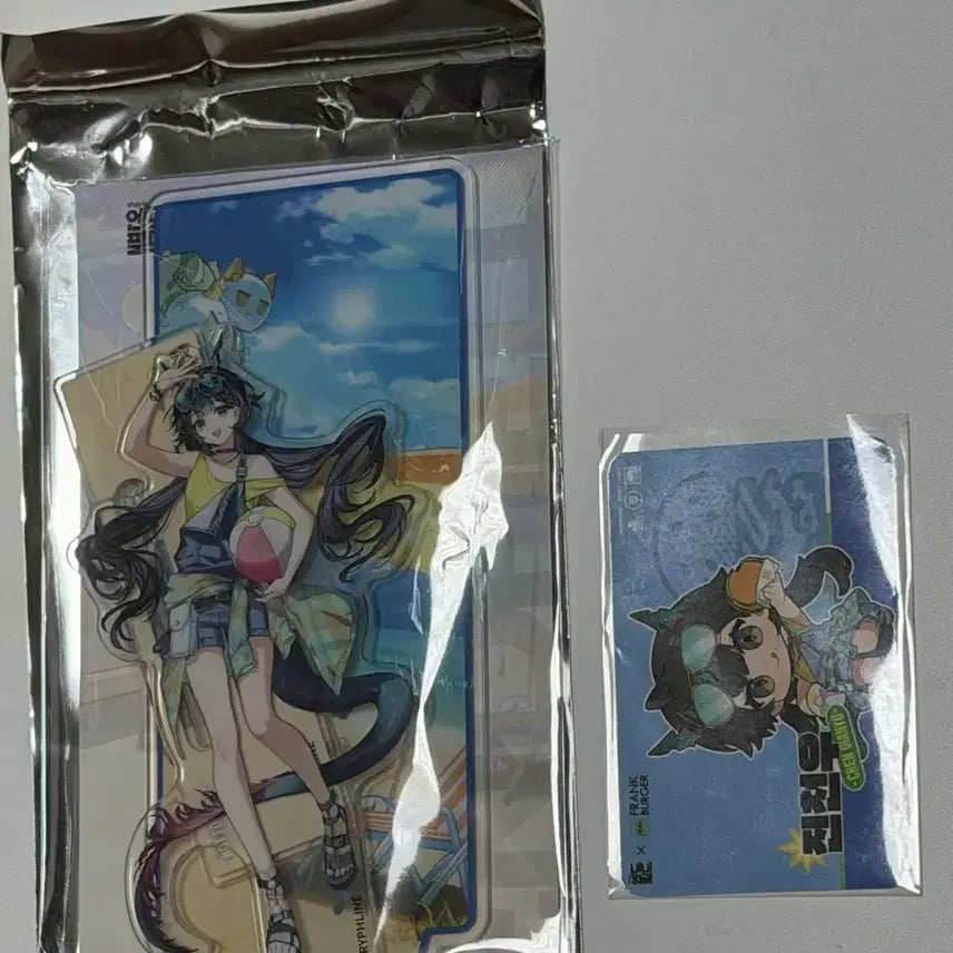 [BUNJANG] Arknights Endfield Chenchu Acrylic Stand &amp; Coupon / 명일방주 엔드필드 프랭크버거 진천우 아크릴 스탠드 쿠폰