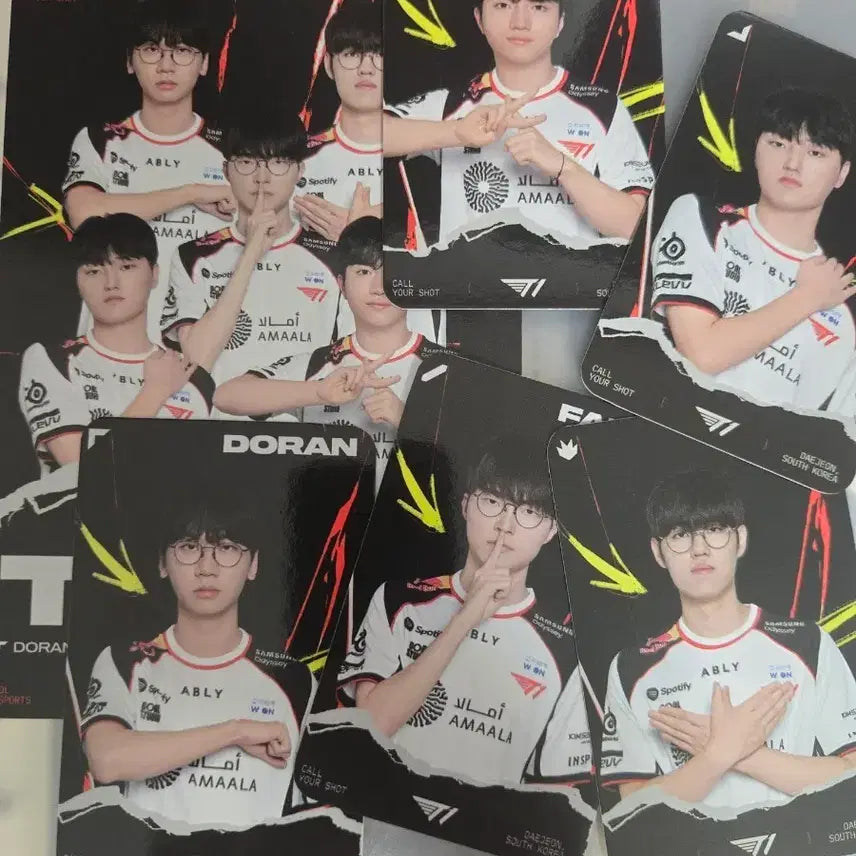 [BUNJANG] T1 Roulette Photocard &amp; Postcard Set / t1 msi 룰렛 포카+엽서 세트