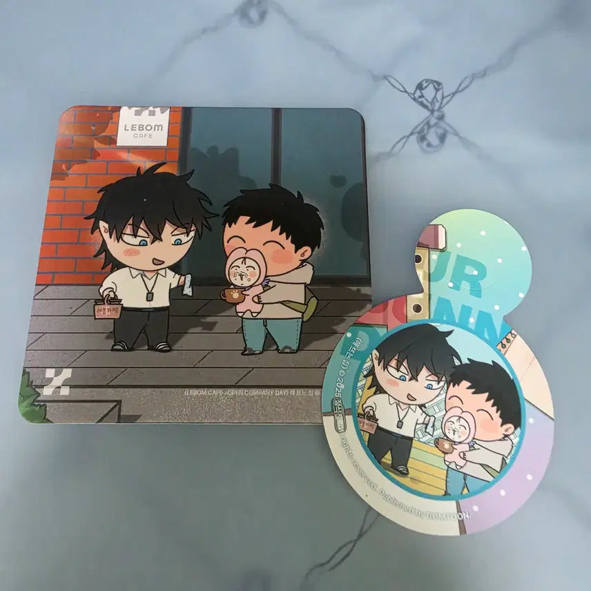 [BUNJANG] Cafe Rebom Open Company Day Haettune House Straw Pick Deco Pick Coaster / 카페 레봄 오픈컴퍼니데이 해뜨는집 해뜨집 특전 스트로우픽 데코픽 코스터